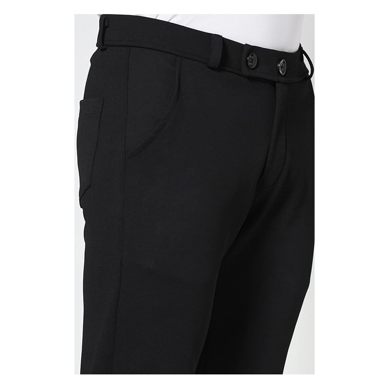 TOPLOT Men's Regular Fit Causal Trouser