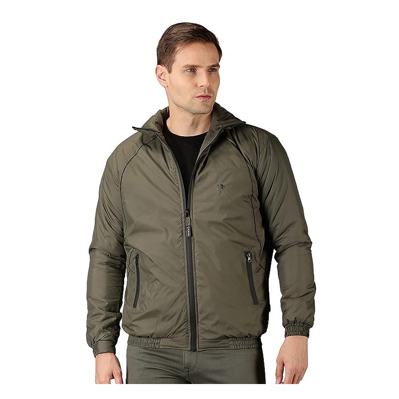 Unisex Adult Polyester Standard Length Bomber Jacket