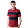 Mens Colorblocked Polo T-Shirt
