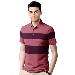 Mens Colorblocked Polo T-Shirt