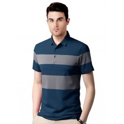 Mens Colorblocked Polo T-Shirt