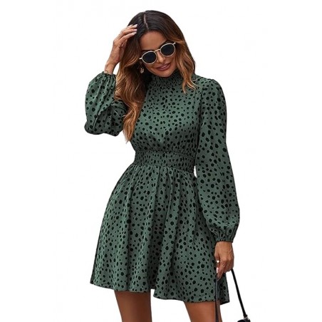 Women's Rayon Full Sleeve A-Line Knee-Length Western Dresses for Women or Girls