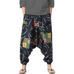 Men's Loose Fit Cotton Trousers