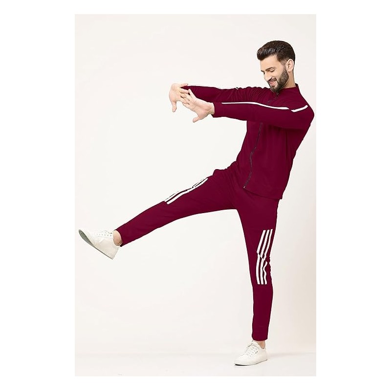 Dry Fit Addi Track Suit Set for Men | Slim Fit Perfect for Jogging and Lounging