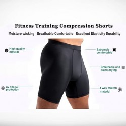 Men's Shorts Tights (Nylon) Skins for Gym