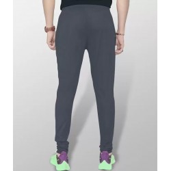 Men's Slim Fit Solid Lycra Blend Full Elastic Sport Wear