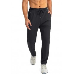 Men's Trackpants with Zipper Pockets Joggers Athletic Pants