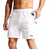 Men's Outdoor Quick Dry Lightweight Sports Shorts Zipper Pockets