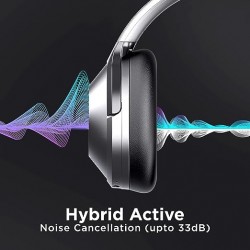 ANC Hybrid Active Noise Cancelling Bluetooth Wireless Over Ear