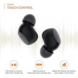 Truly Wireless in Ear Earbuds with Built-in Mic, Touch Control,  Up to 25 Hours Playtime and Fast Charging