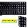 Wired Keyboard and Mouse Combo with 104 Keys and a USB Mouse with 1200 DPI - JUDWAA 750