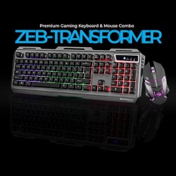 Gaming Keyboard and Mouse Combo (USB, Braided Cable)
