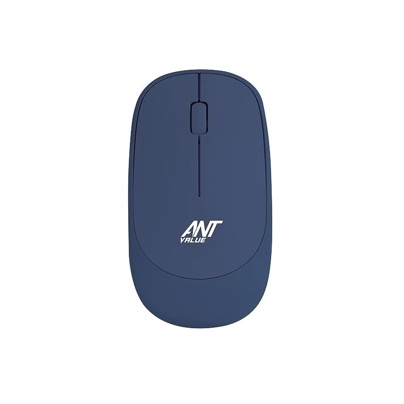 Multimedia Wireless Keyboard & Mouse Combo, Compact Light-Weight for PCs, Laptops & Smart TV (Blue)